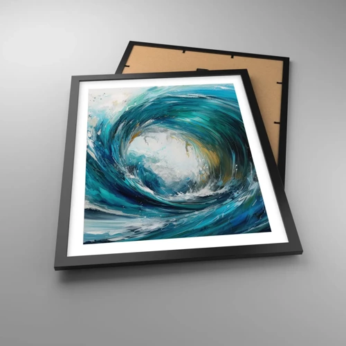 Plakat i sort ramme - Havets portal - 40x50 cm