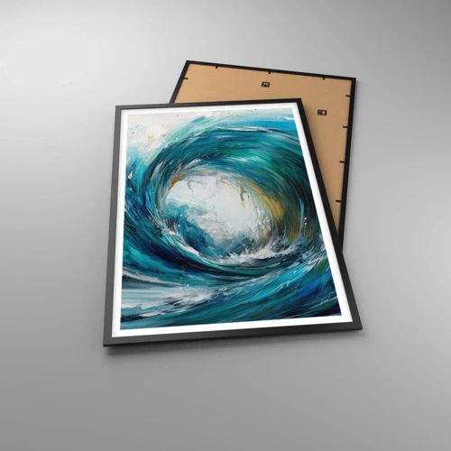 Plakat i sort ramme - Havets portal - 61x91 cm