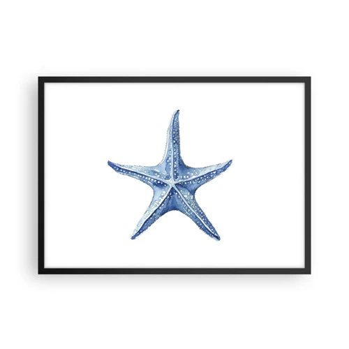 Plakat i sort ramme - Havets stjerne - 70x50 cm