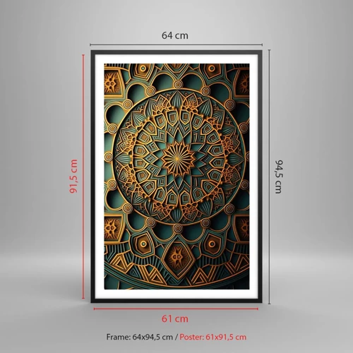 Plakat i sort ramme - I et arabisk klima - 61x91 cm