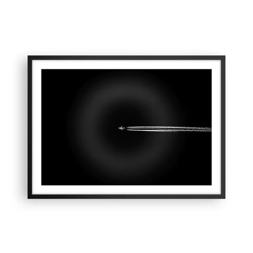 Plakat i sort ramme - Ind i en anden dimension - 70x50 cm