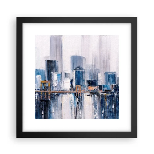 Plakat i sort ramme - Indtryk fra New York - 30x30 cm