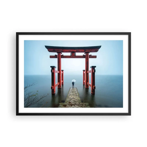 Plakat i sort ramme - Japansk drømmeri - 70x50 cm