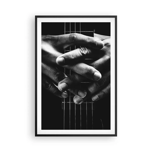 Plakat i sort ramme - Kunstnerens bøn - 61x91 cm