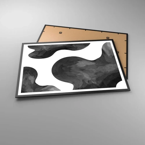 Plakat i sort ramme - Mælkevejen - 100x70 cm