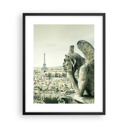 Plakat i sort ramme - Parisisk chat - 40x50 cm