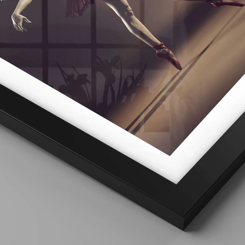Plakat i sort ramme - Prima ballerina - 91x61 cm