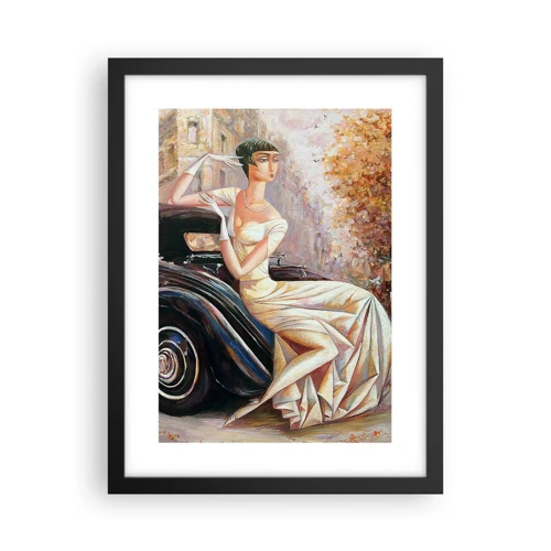 Plakat i sort ramme - Retro elegance - 30x40 cm