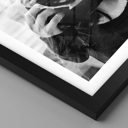 Plakat i sort ramme - Skaber og materiale - 40x50 cm