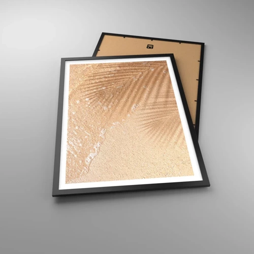 Plakat i sort ramme - Skyggen af en varm sommer - 50x70 cm