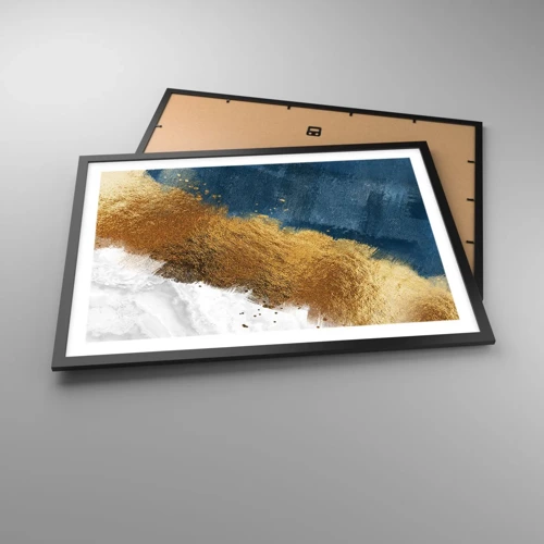 Plakat i sort ramme - Sommerens farver - 70x50 cm