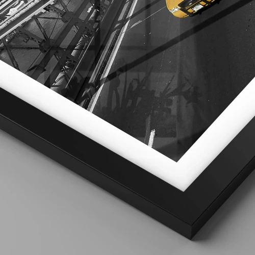 Plakat i sort ramme - Storbyens farve - 61x91 cm