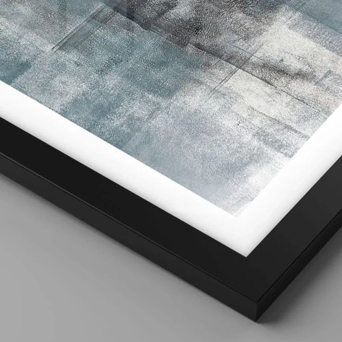 Plakat i sort ramme - Vand og luft - 60x60 cm