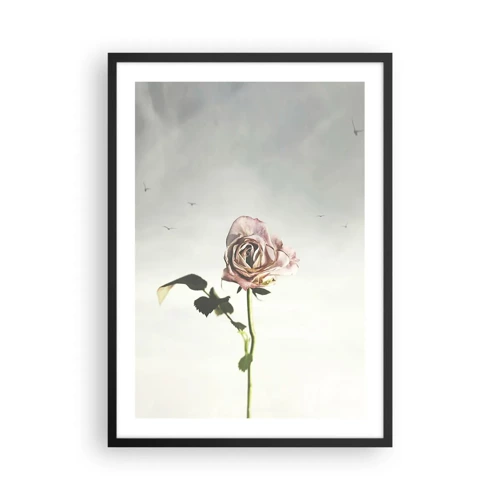 Plakat i sort ramme - Velkomst til foråret - 50x70 cm
