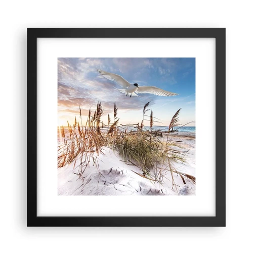 Plakat i sort ramme - Vind fra havet - 30x30 cm