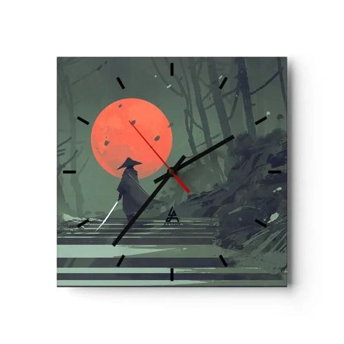 Vægur, Uret - Den røde månes kriger - 30x30 cm