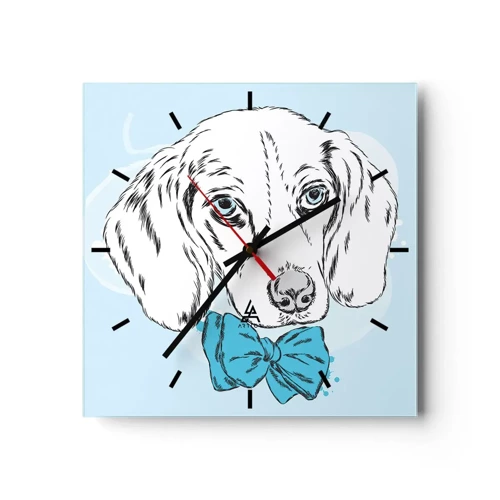 Vægur, Uret - Elegance for hunde - 30x30 cm