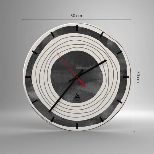 Vægur, Uret - Lige til det punkt - 30x30 cm
