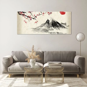 Billede på glas - Bliv forelsket i Japan - 120x50 cm