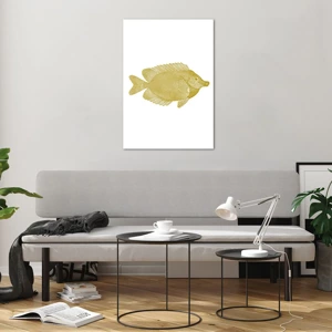 Billede på glas - Fisk og det er det - 70x100 cm