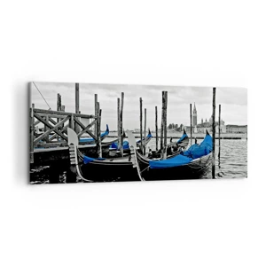 Lærredstryk - Billede på lærred - Eftertænksomt Venedig - 120x50 cm