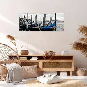 Lærredstryk - Billede på lærred - Eftertænksomt Venedig - 120x50 cm