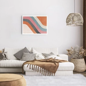 Plakat - Diagonal komposition - bevægelse - 70x50 cm