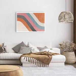 Plakat - Diagonal komposition - bevægelse - 91x61 cm