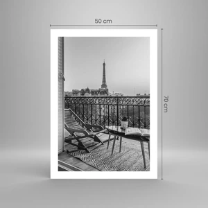 Plakat - Eftermiddag i Paris - 50x70 cm