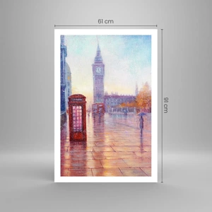 Plakat - En efterårsdag i London - 61x91 cm