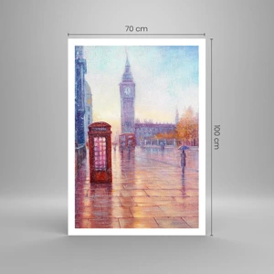 Plakat - En efterårsdag i London - 70x100 cm