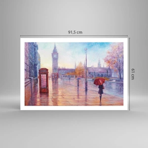 Plakat - En efterårsdag i London - 91x61 cm