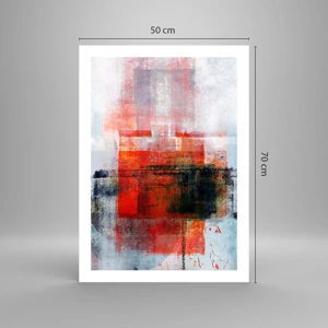 Plakat - Glødende komposition - 50x70 cm