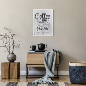 Plakat - Hvordan man ikke elsker kaffe - 40x50 cm