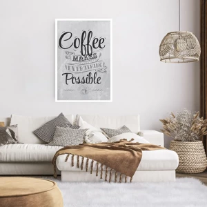 Plakat - Hvordan man ikke elsker kaffe - 61x91 cm