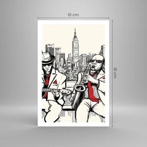 Plakat - New York improvisation - 61x91 cm