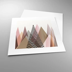 Plakat - Pyramide udsigt - 30x30 cm