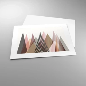 Plakat - Pyramide udsigt - 40x30 cm