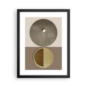 Plakat i sort ramme - Perfekt balance - 30x40 cm