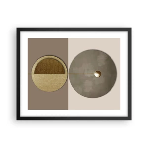 Plakat i sort ramme - Perfekt balance - 50x40 cm