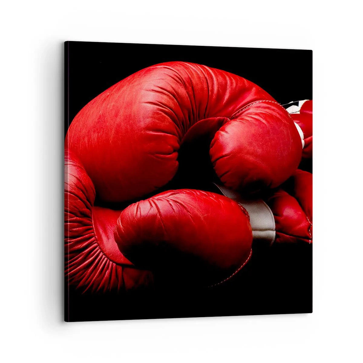 Lærredstryk - Billede på lærred - Kampens spænding bag os - 60x60 cm