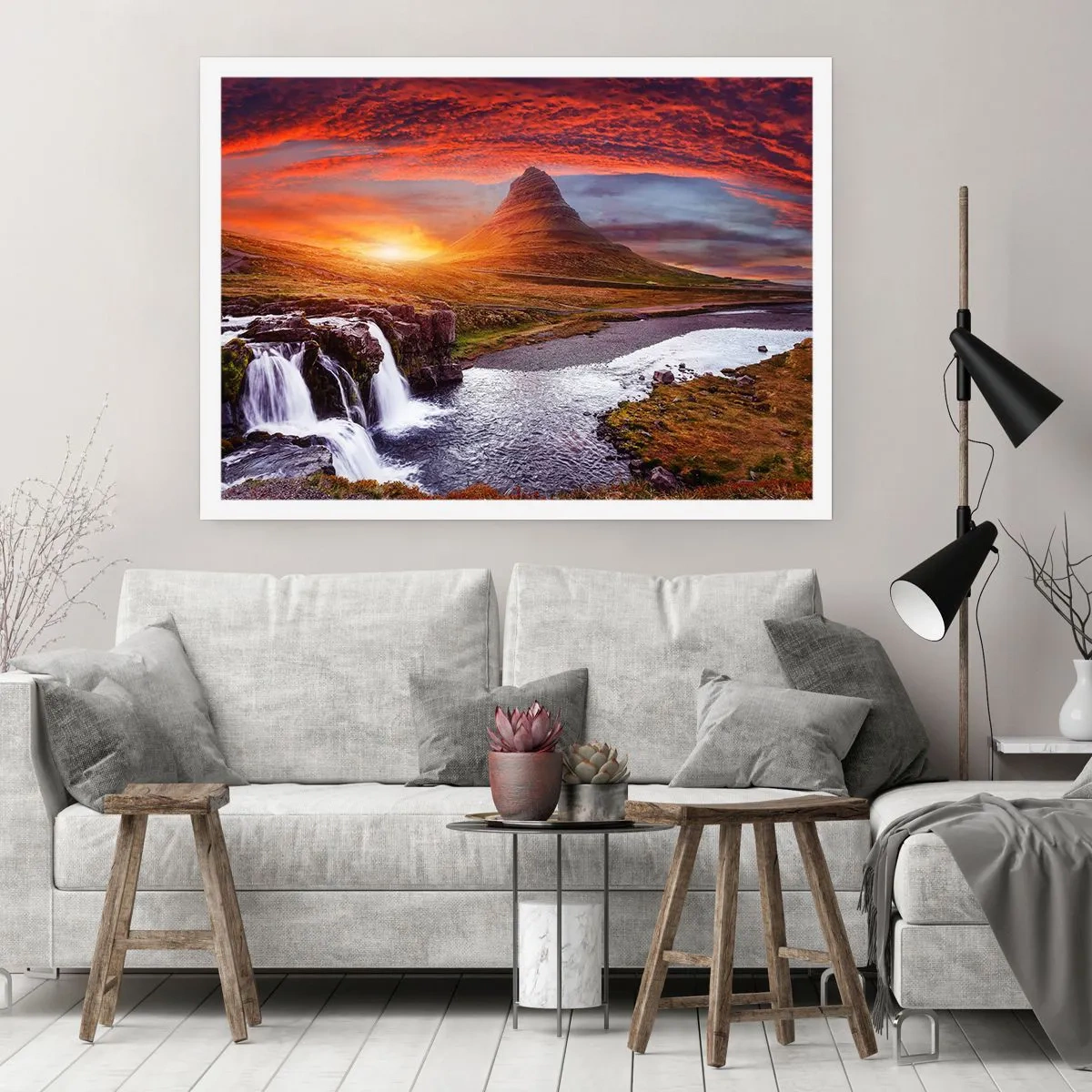 Plakat - En udsigt over Midgård - 70x50 cm