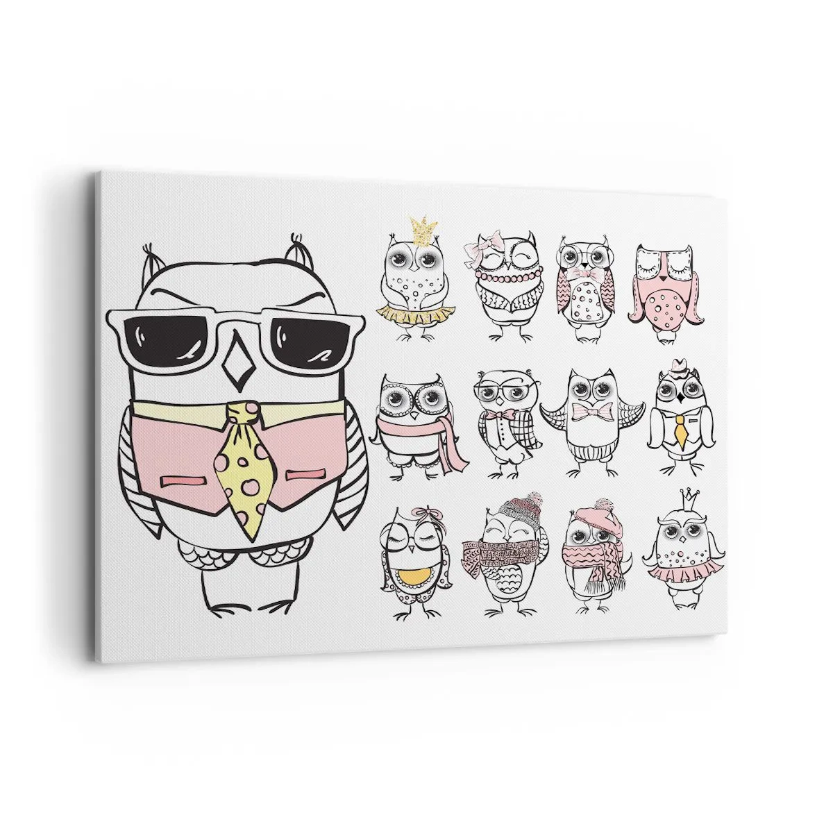 Lærredstryk - Billede på lærred - Så mange roller at spille - 100x70 cm