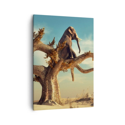 Lærredstryk - Billede på lærred - Et nyt synspunkt - 50x70 cm