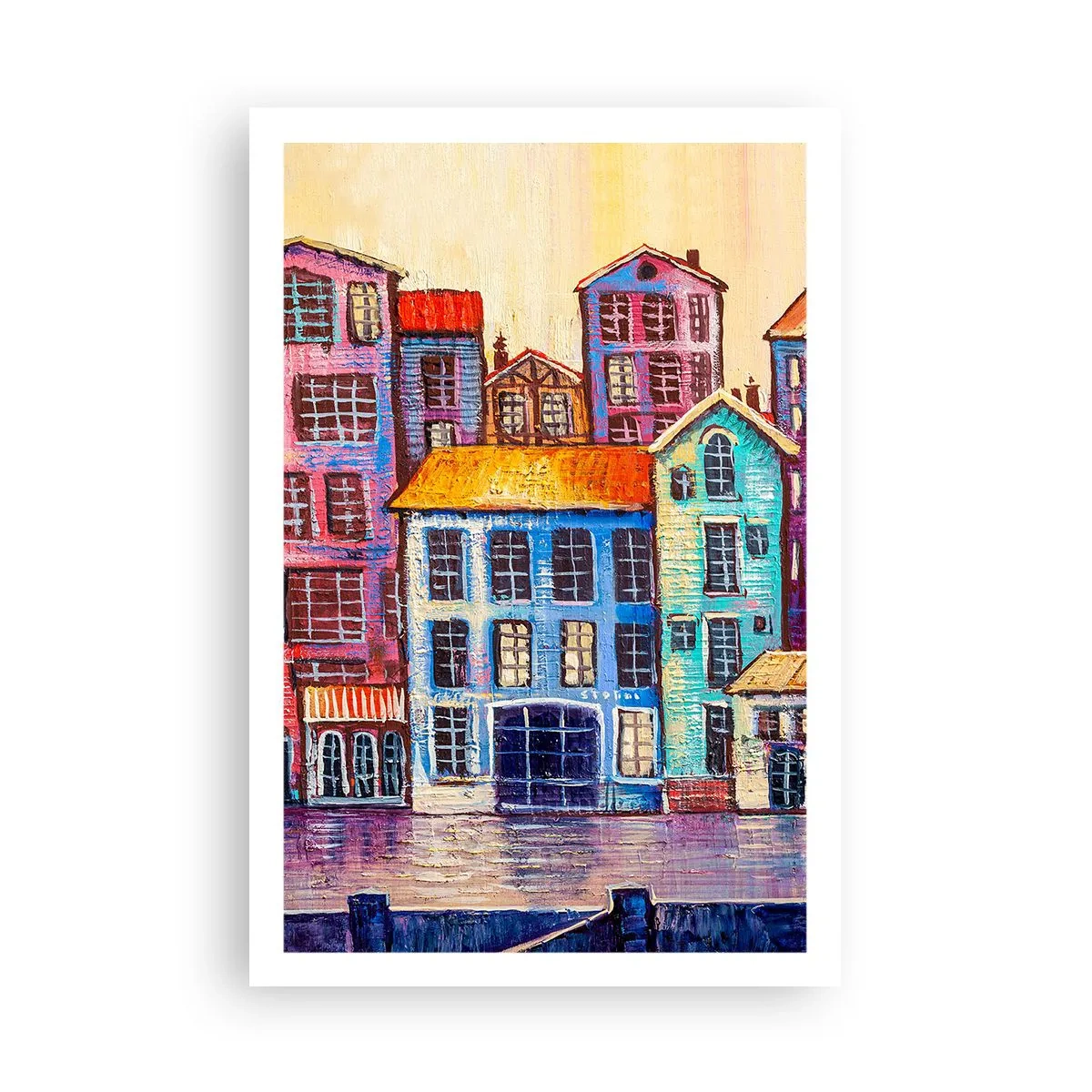 Plakat - En by som et eventyr - 61x91 cm