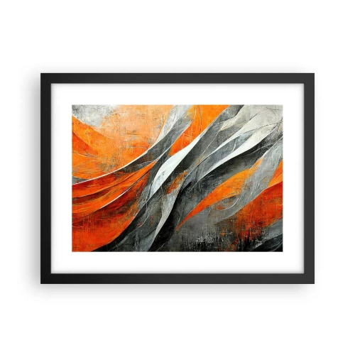 Plakat i sort ramme - Varme og kulde - 40x30 cm