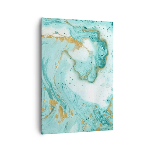 Lærredstryk - Billede på lærred - Under den store bølge i Edo-perioden - 70x100 cm