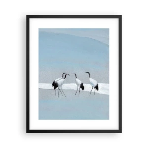 Plakat i sort ramme - Efter en varm dag - 40x50 cm