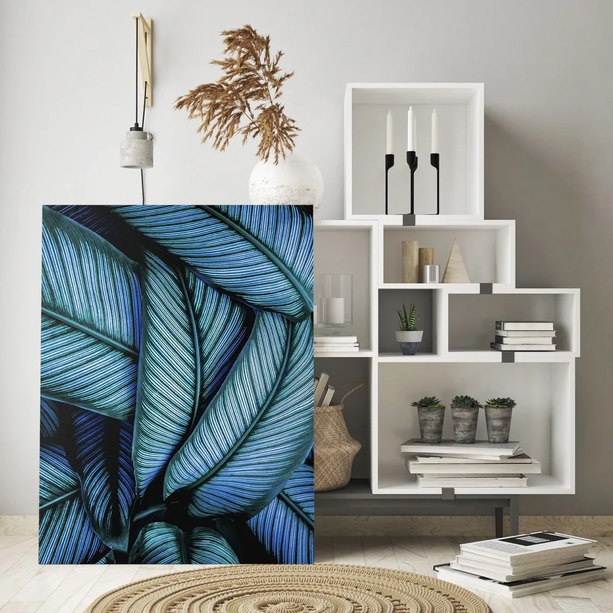 Billede på glas - Livslinjer - 50x70 cm