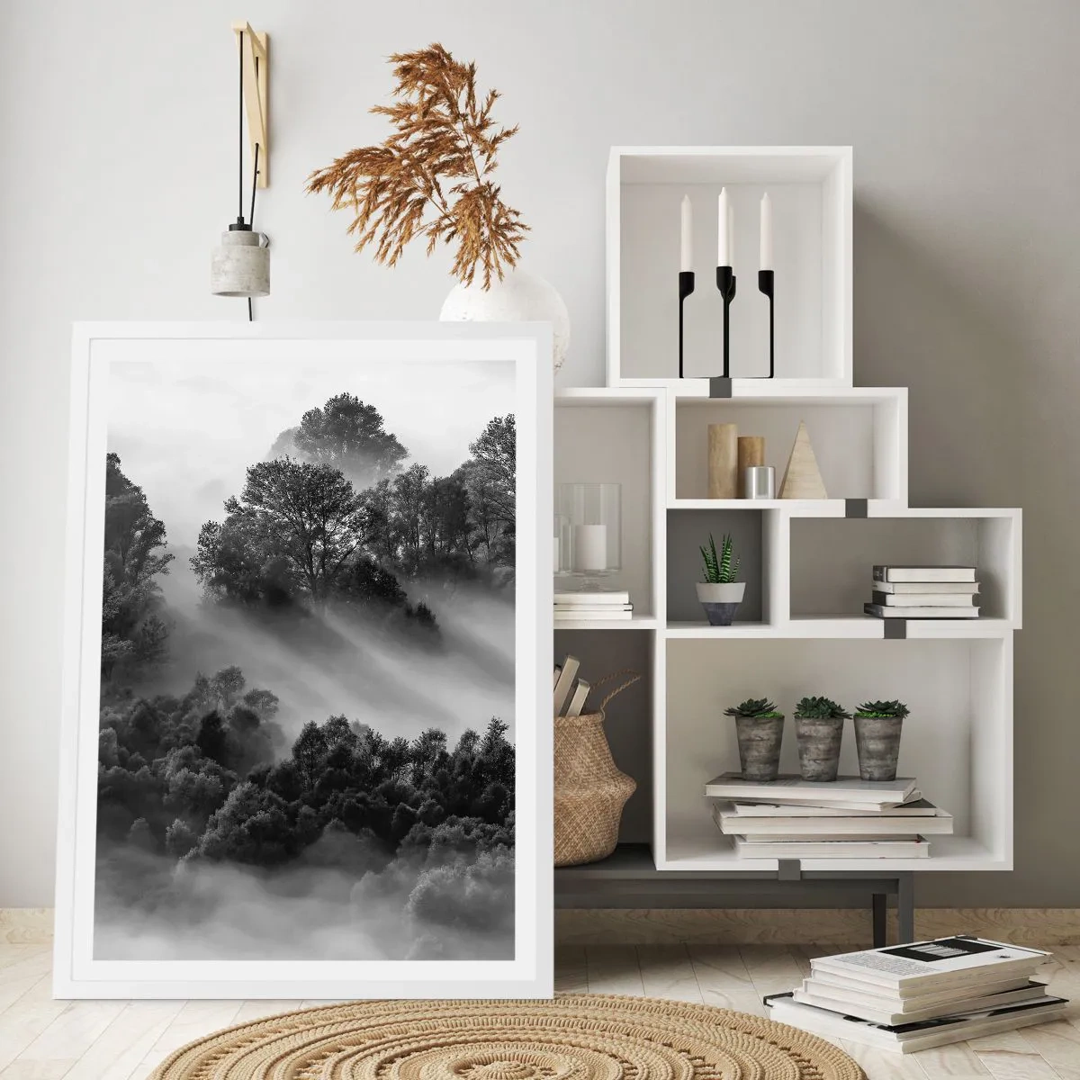 Plakat i hvid ramme - At vågne fra søvnen - 61x91 cm